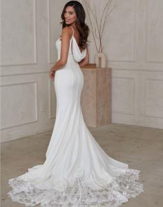 Serene by Madi Lane Logan - Sexy Wedding Dress - Back View