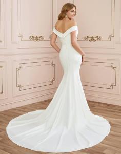 Emma by Sophia Tolli - Simple Wedding Dress - Back View