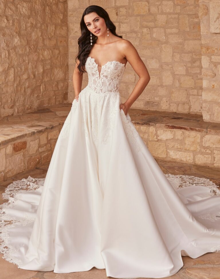 Astoria from Serene by Madi Lane - Princess Wedding Dress - Front View