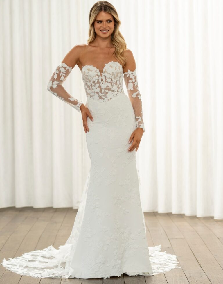 Thane by Madi Lane - Simple Wedding Dress - Front View