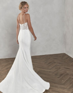 Ovalie by Romantica - Princess Wedding Dress - Back View