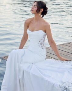 Y3180 - Lucie from Sophia Tolli - Simple Wedding Dress - Additional View