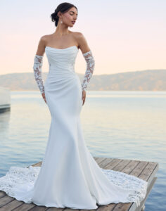 Y3180 - Lucie from Sophia Tolli - Simple Wedding Dress - Front View