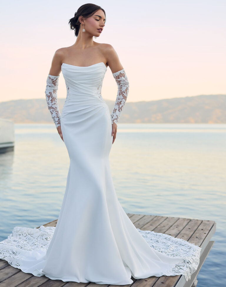 Y3180 - Lucie from Sophia Tolli - Simple Wedding Dress - Front View