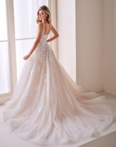 E404 Wedding Dress - Enchanting - Back View