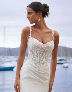 Tyra by Sophia Tolli - Mermaid Wedding Dress - Close up View