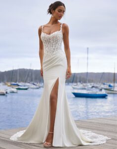 Tyra by Sophia Tolli - Mermaid Wedding Dress - Front View
