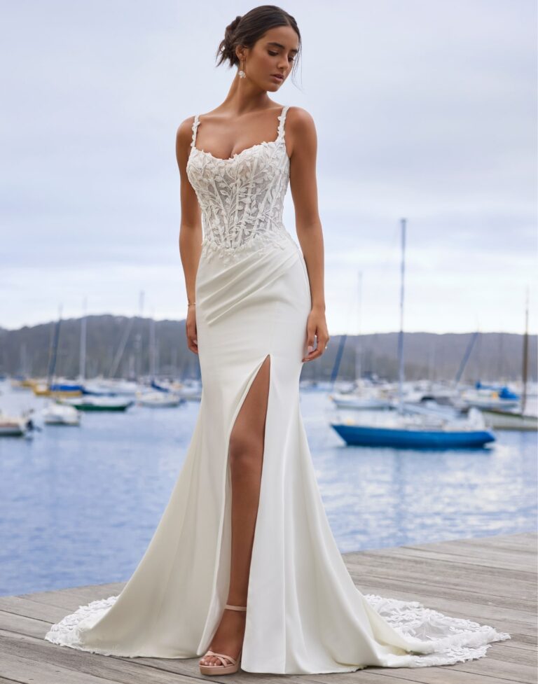Tyra by Sophia Tolli - Mermaid Wedding Dress - Front View