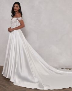 Glinda by Romantica - A-line Wedding Dress - Back View