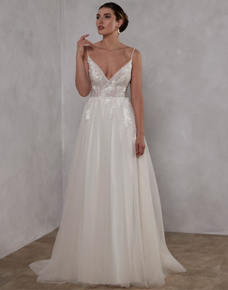 Jessie by Romantica - Simple Wedding Dress - Front View