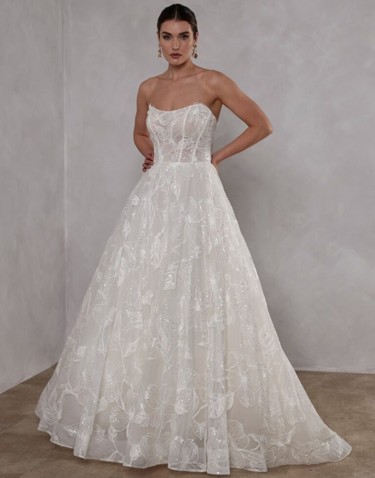 Minerva by Romantica - Ball Wedding Dress - Front View