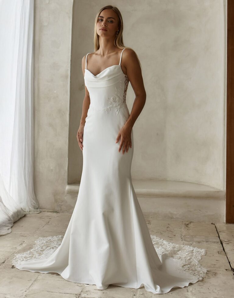 Bennie- Madi Lane Wedding Dress - Front View