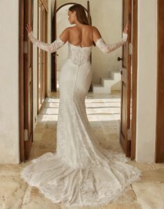 Chessy - Madi Lane Wedding Dress - Back View