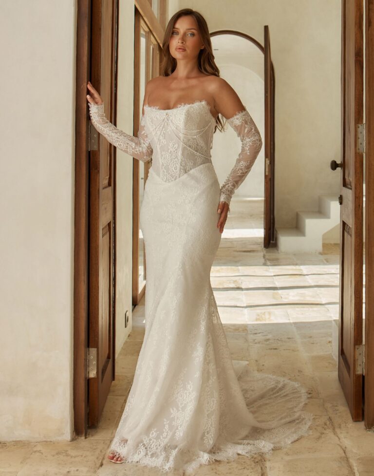 Chessy - Madi Lane Wedding Dress - Front View