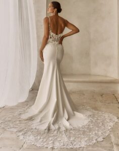 Dionne - Madi Lane Wedding Dress - Back view