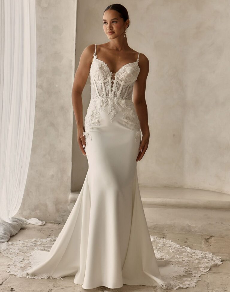 Dionne - Madi Lane Wedding Dress - Front view