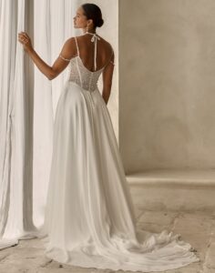 Rink - Madi Lane Wedding Dress - Back View