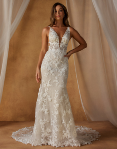 Nellie - Madi Lane Wedding Dress - Front View