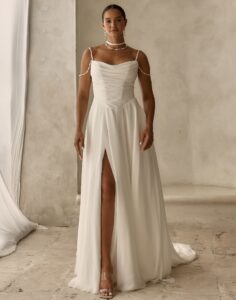 Rink - Madi Lane Wedding Dress - Front View