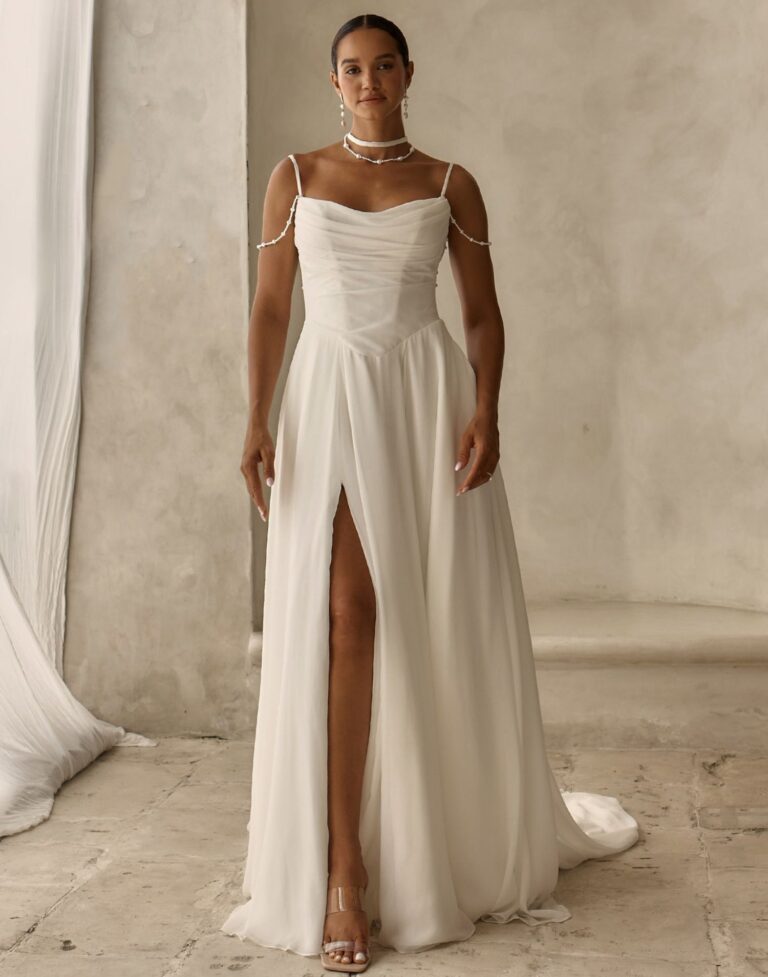 Rink - Madi Lane Wedding Dress - Front View
