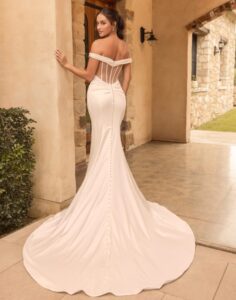 Ruby from Sophia Tolli - Simple Wedding Dress - Back View