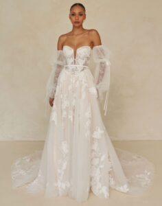 Walker - Madi Lane Wedding Dress - Front View