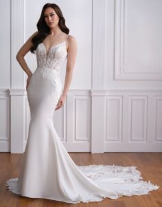 U2209 - Classic Wedding Dress - Enchanting - Front View