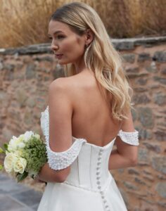 Joslyn - Romantica wedding dress - Close up view