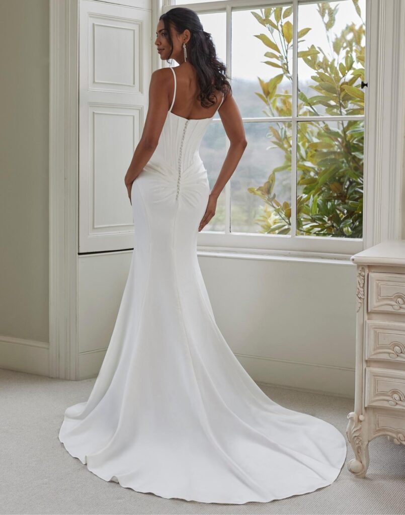 Clarice - Romantica wedding dress - Back view