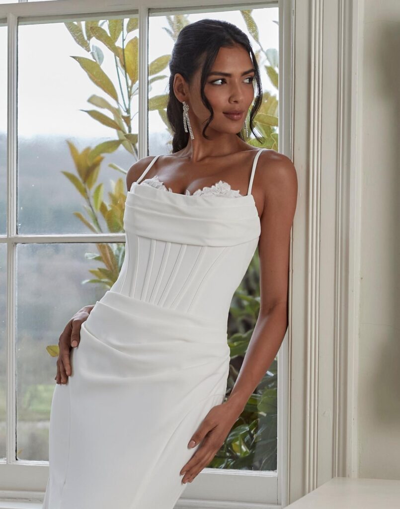 Clarice - Romantica wedding dress - Close up view