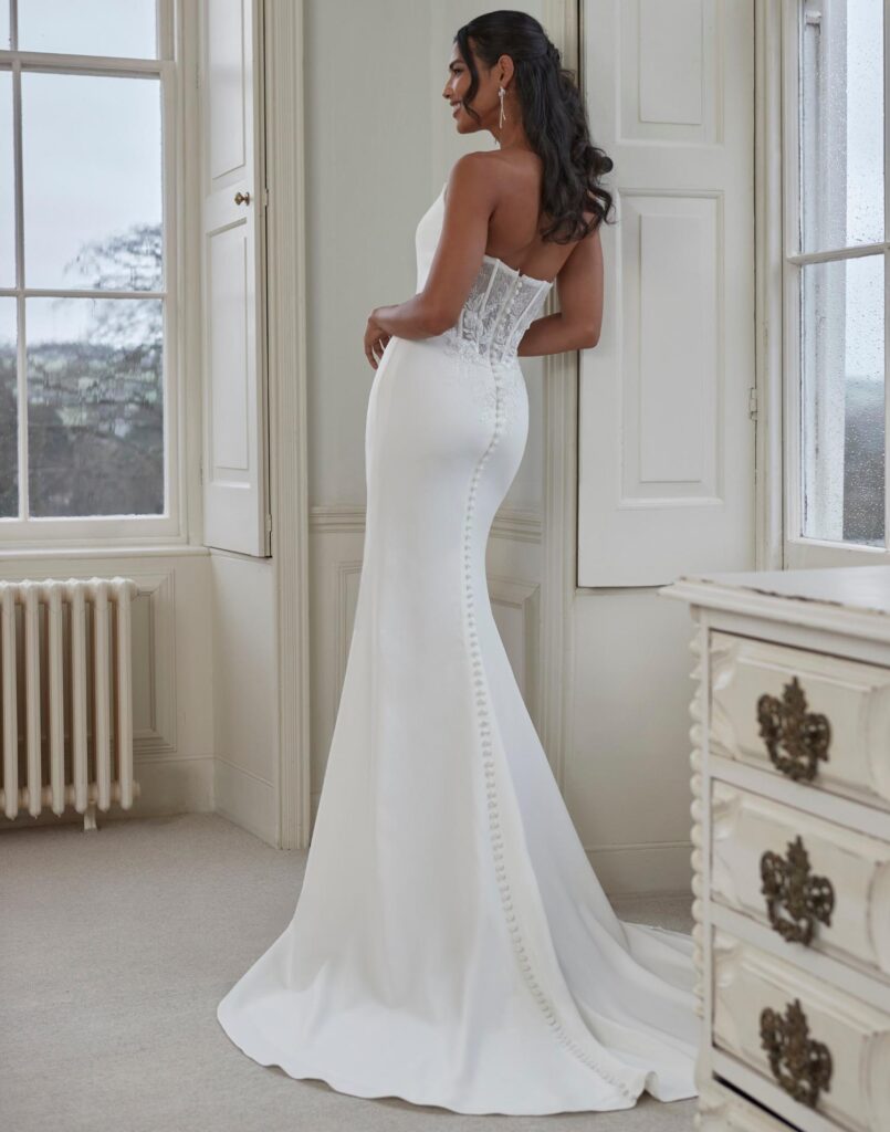 Cleo-Romantica-wedding-dress-back-view Cleo - Romantica wedding dress - Back view
