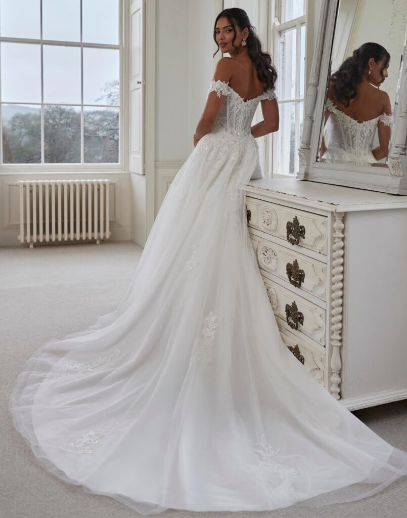 Joslyn-Romantica-Wedding-dress-back-view Joslyn - Romantica wedding dress - Back view