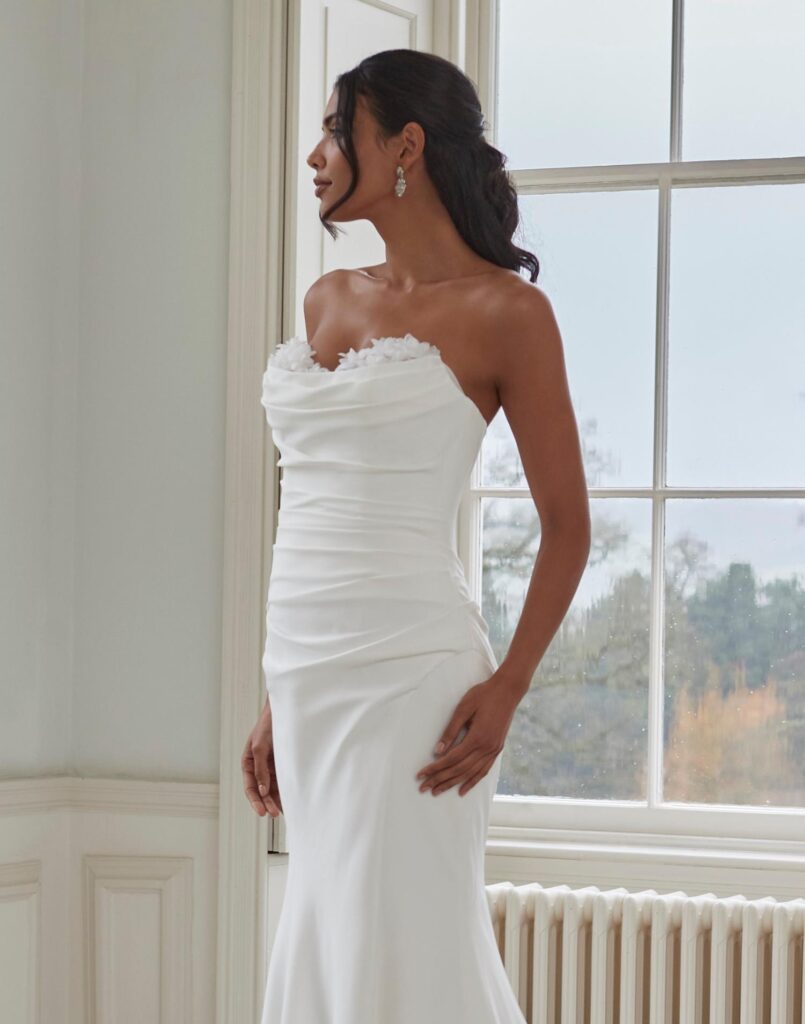 Orchid-Romantica-Wedding-dresss-close-up-view Orchid - Romantica wedding dress - Close up view