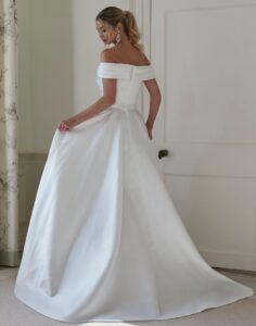 Sylvie - Romantica wedding dress - Back view