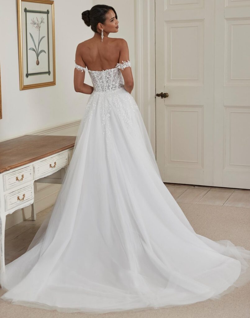 Tansy-Romantica-wedding-dress-back-view Tansy - Romantica wedding dress - Back view