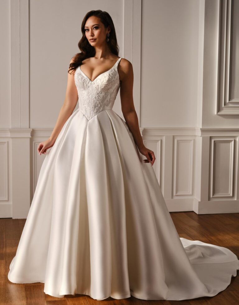 U2302 - Enchanting Wedding Dress - Front View