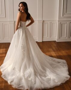 U2306 - Enchanting Wedding Dress - Back View