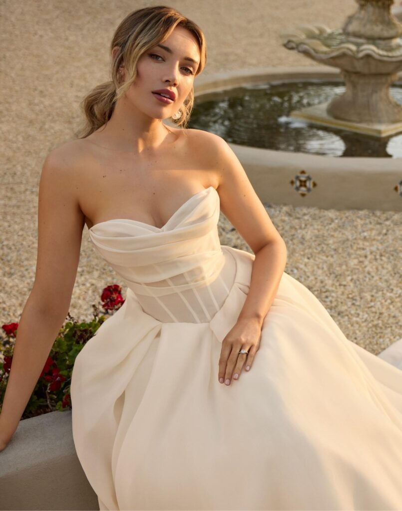 Y3145-Ariane-Sophia-Tolli-wedding-dress-close-up-view Y3145 - Ariane - Princess Wedding Dress - Close up View