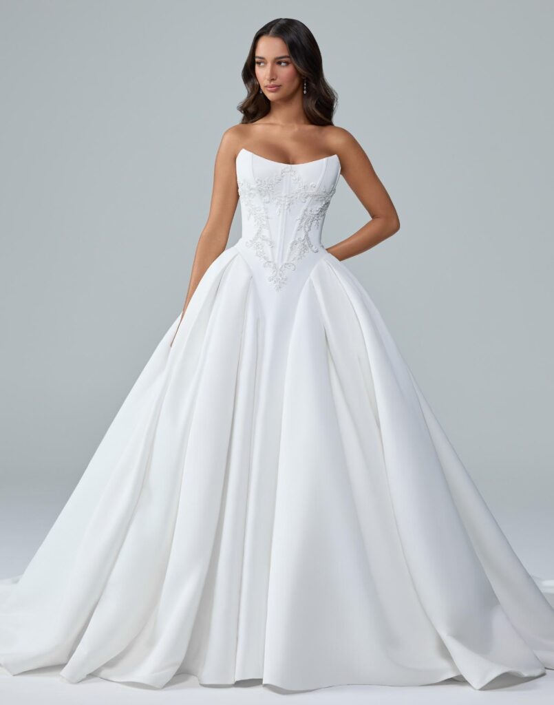 Y3240-Lettie-Sophia-Tolli-wedding-dress-Front-view Y3240 Lettie - Ball Gown Wedding Dress - Front View