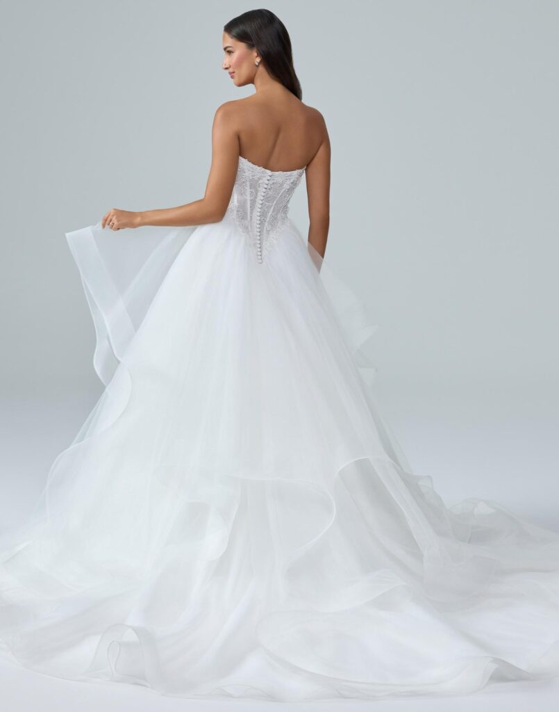 Y3242-Josie-Sophia-Tolli-wedding-dress-back-view Y3242 - Josie - Princess Wedding Dress - Back View